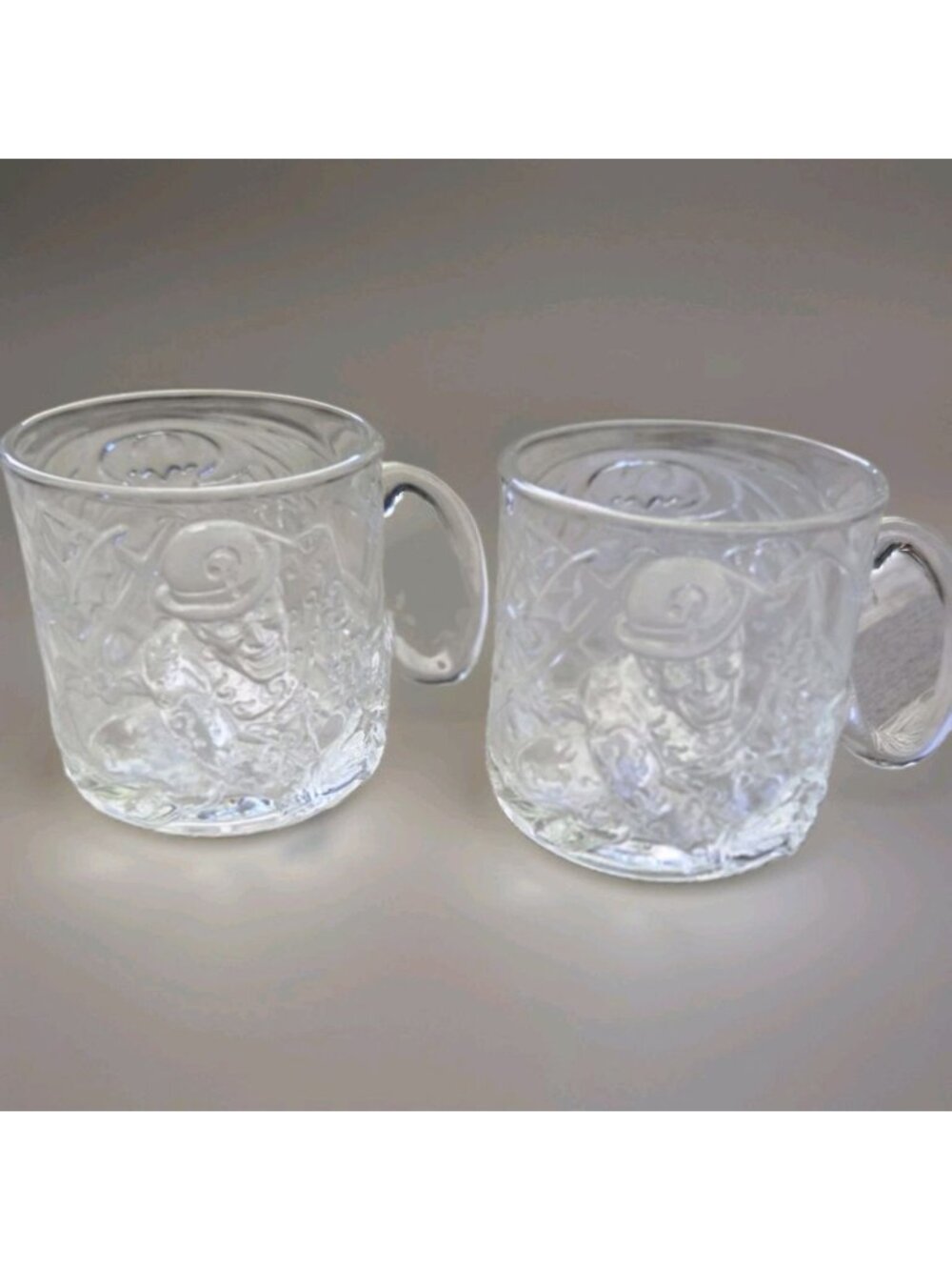 McDonald's Glass Mug Riddler Batman Forever 1995 Collectible Coffee Tea Cup